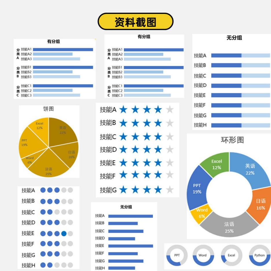 简历技能可视化模板-主图_2