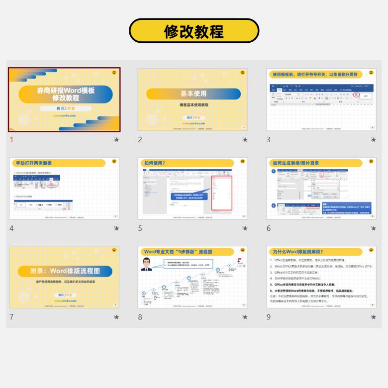 券商研报word模板下载4